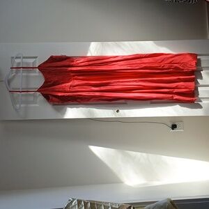 Old Navy Rayon Smocked Torchlight Spaghetti Strap Summer Maxi Dress With Pockets